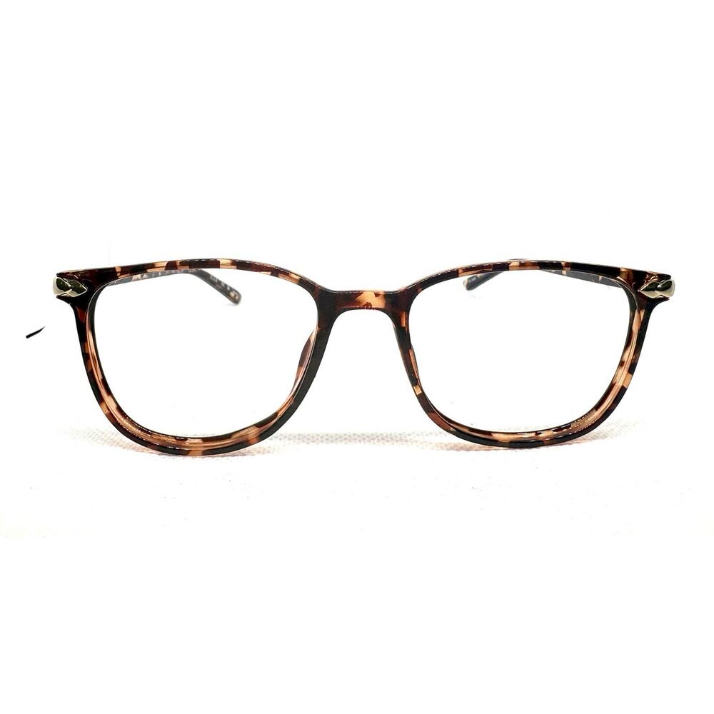 ELLE EL13504 TT TORTOISE BROWN AUTHENTIC EYEGLASSES FRAMES 51-17